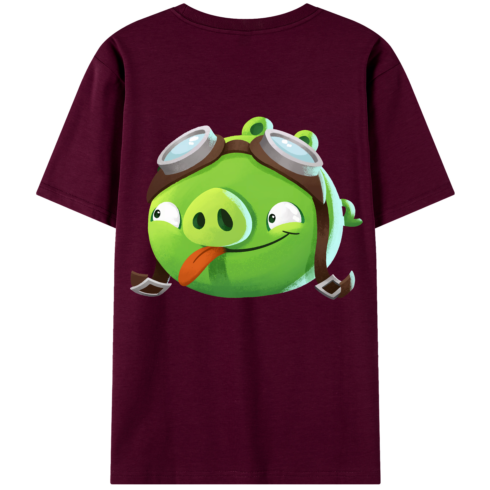 （画像用） Angry Birds アングリーバード レディース半袖Tシャツ(バックプリント)